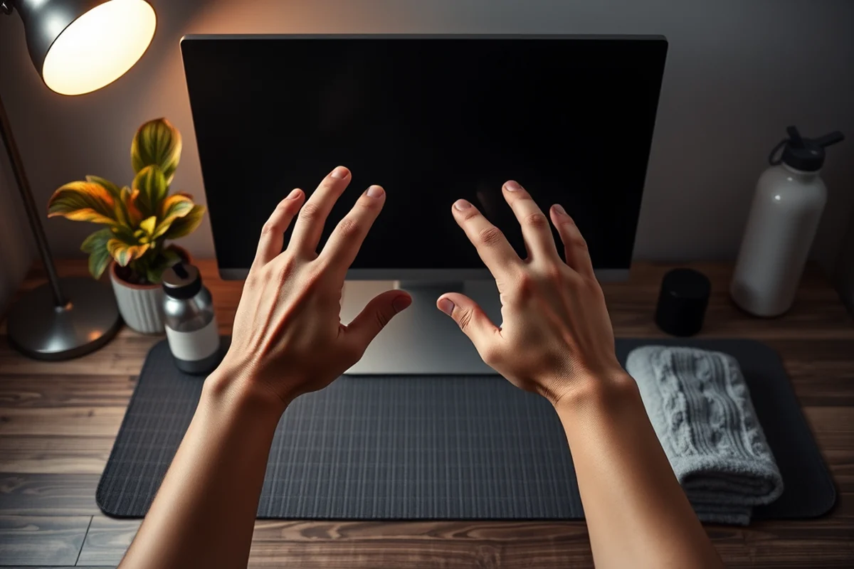 monitor stand on desk — Monitor Stand On Desk (the finished result)
