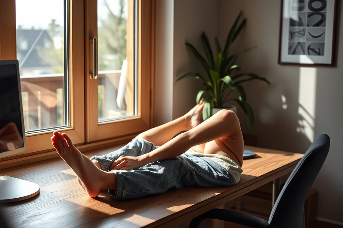small standing desk setup — Small Standing Desk Setup